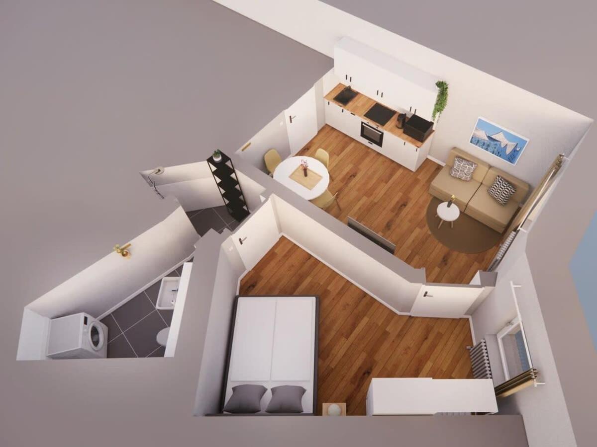 Hamburg City Apartment For 4 المظهر الخارجي الصورة